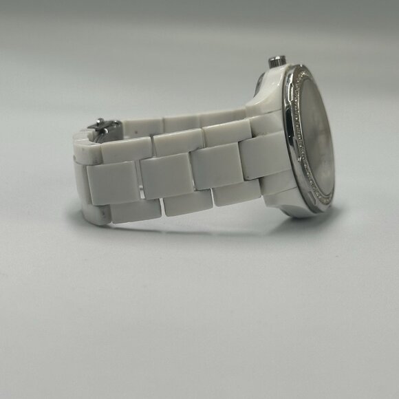 3/$30 Relic Watch Women Crystal Bezel Day Date 37MM Round Dial New Battery 7.25" - Picture 8 of 12